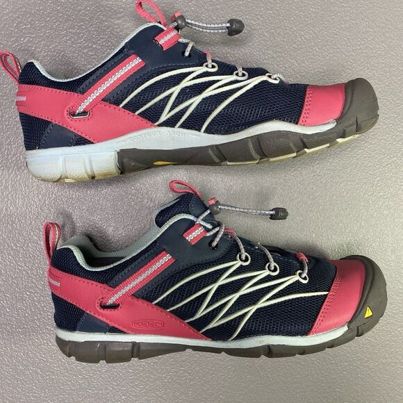KEEN Sneakers Chandler CNX Bungee Outdoor All Terrain Hiking Womens 6 Blue - Picture 3 of 10